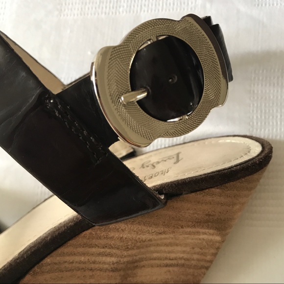 LOVELY PEOPLE X Band Wedge Platform Brown - Picture 7 of 8